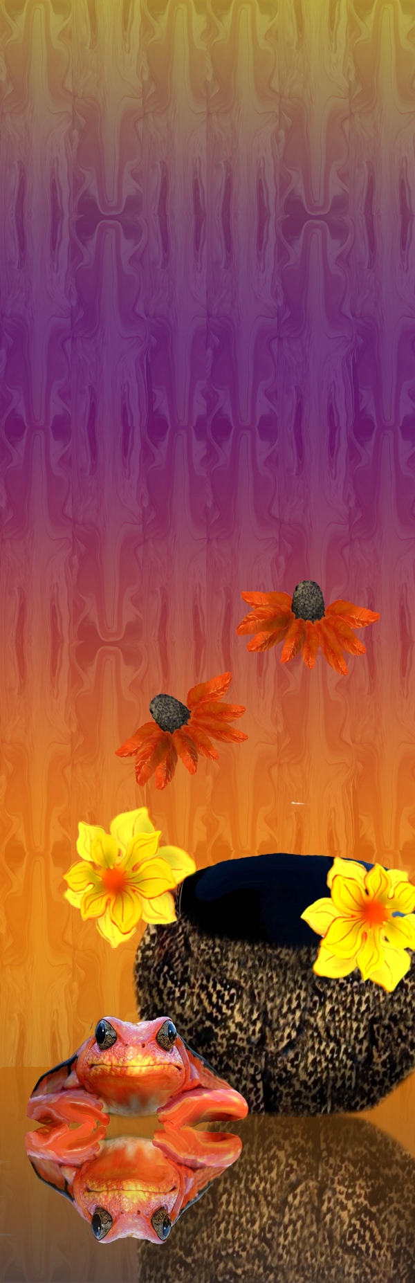 Creation of Froggy Flowers: Step 11